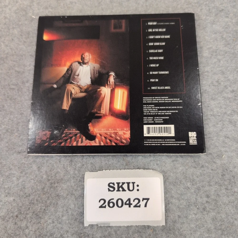 Leo Bud Welch I Don't Prefer No Blues CD Big Legal Mess Records 2015 Mississippi - Picture 2 of 2